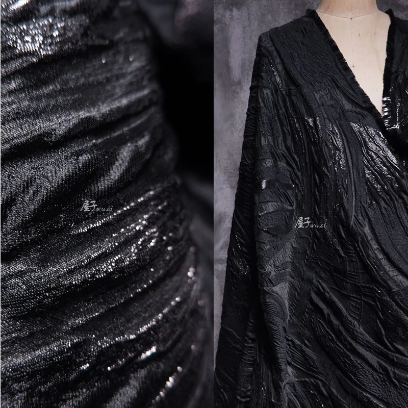 

Embossed Jacquard Fabric for Cotton Clothing Hanfu Texture Clothing Designer Cloth Apparel Diy Sewing Pure Polyester Material