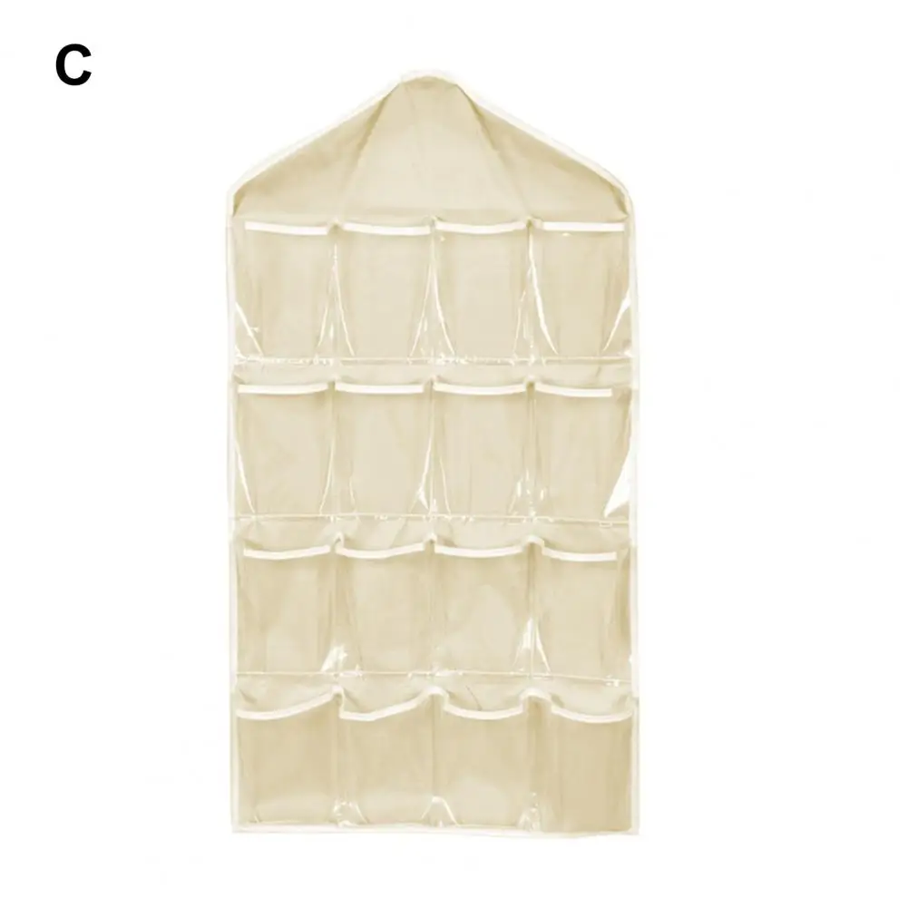 

Подвесная сумка для хранения, экономичная Полиэстеровая сумка с 16 карманами, для нижнего белья, товары для дома