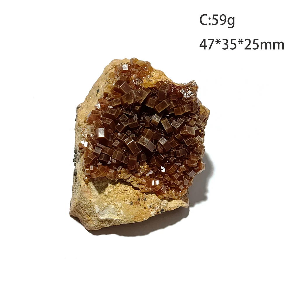 

C3-3B 100% натуральные камни и кристаллы Vanadinite, образец минерального кристалла Марокко