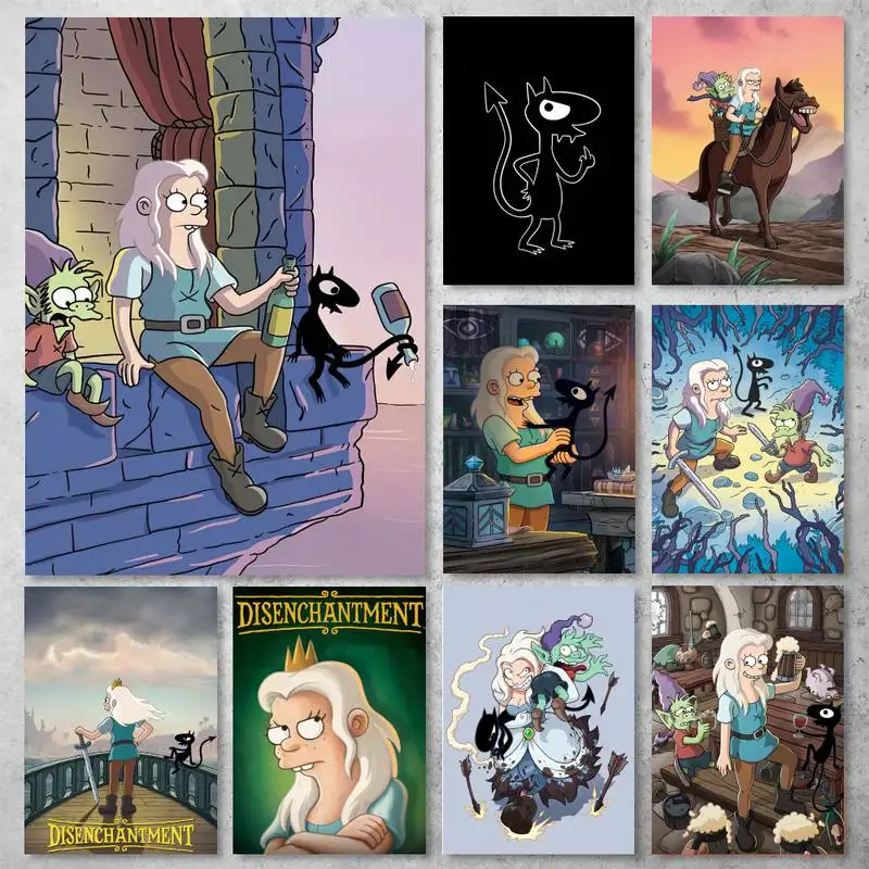 

Funny Disenchantments Cartoon POSTER Posters Prints Wall Pictures Living Room Home Decoration