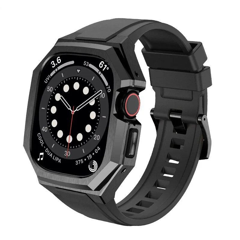 Фото Ремешок из металлического сплава для Apple Watch Ultra Band Series 8 7 6 SE 5 4, аксессуары для часов iWatch 49 мм 44 мм 45 мм №1