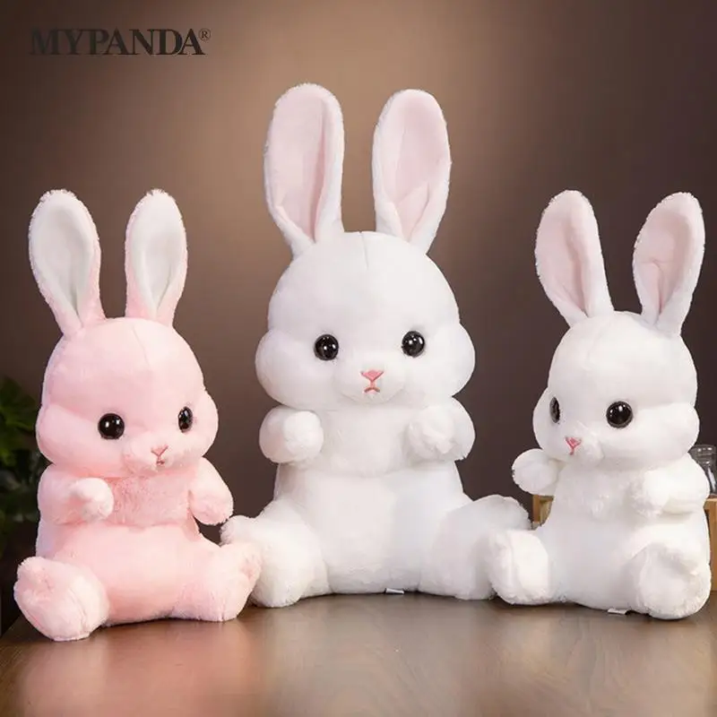 

Lovely Sitting Rabbit Plush Toys Kawaii Long Ear Bunny Plush Pillow Stuffed Soft Dolls Children Birthday Brinquedos Gift