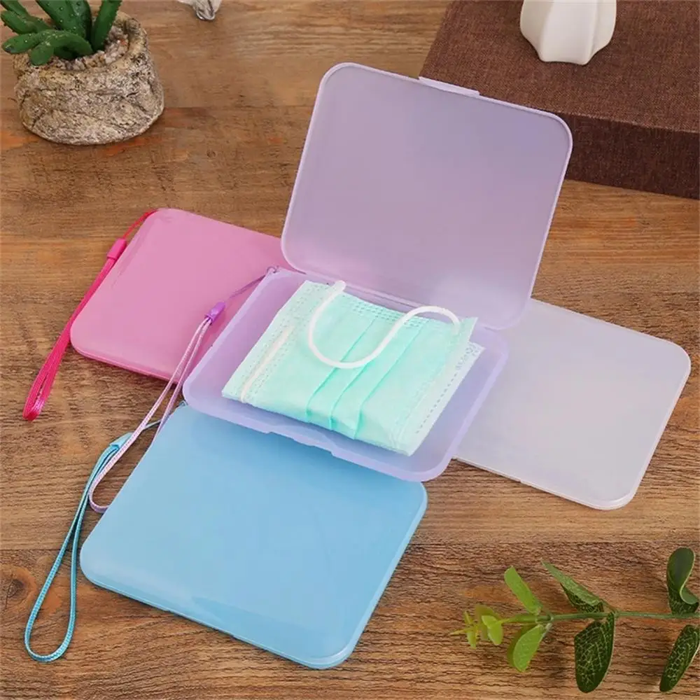 

Disposable Mask Case Portable Mask Storage Case Mask Holder Save Mask Box Dustproof Face Mask Container Mask Organizer Boxes