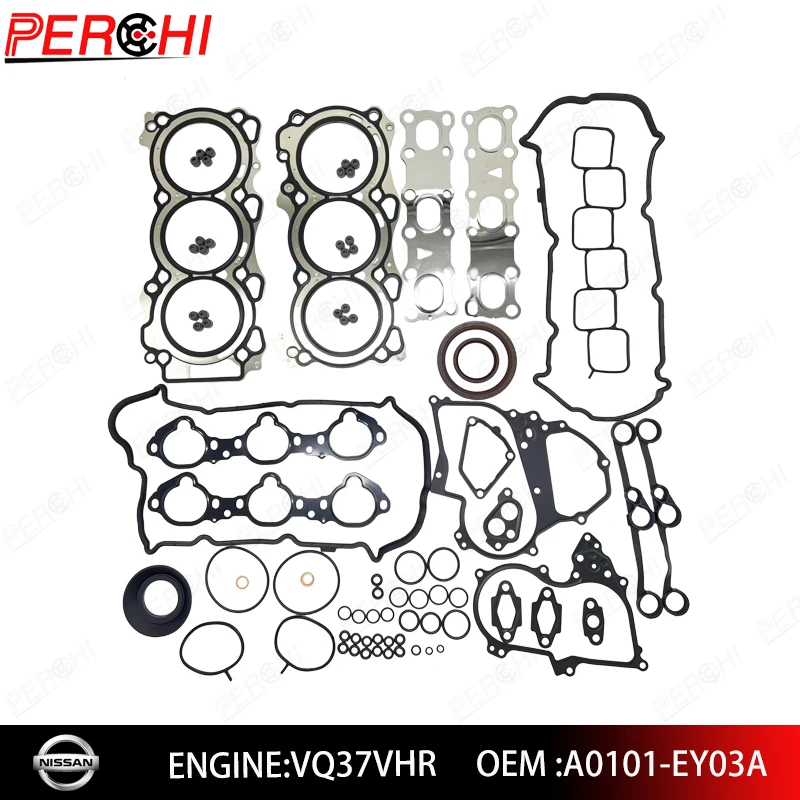 VQ37 VHR комплект прокладок головки цилиндра двигателя для Nissan Infiniti G37 M37 2008-2009 2011- OEM
