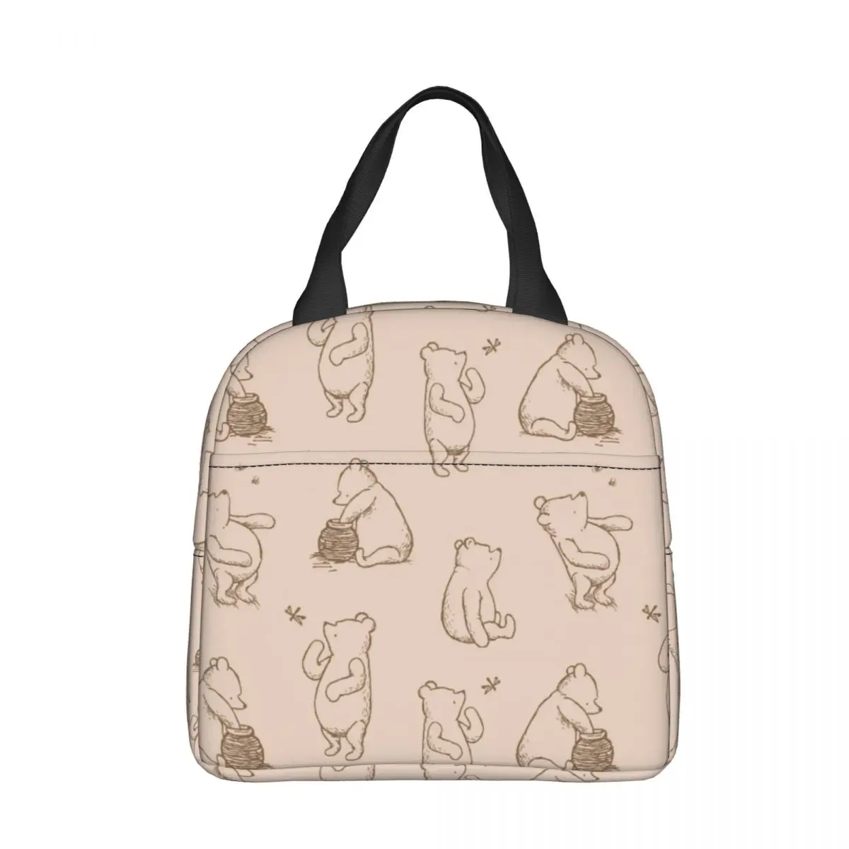 

Disney Winnie The Pooh Insulated Lunch Bag Thermal Bag Meal Container Leakproof Tote Lunch Box Men Women School Outdoor