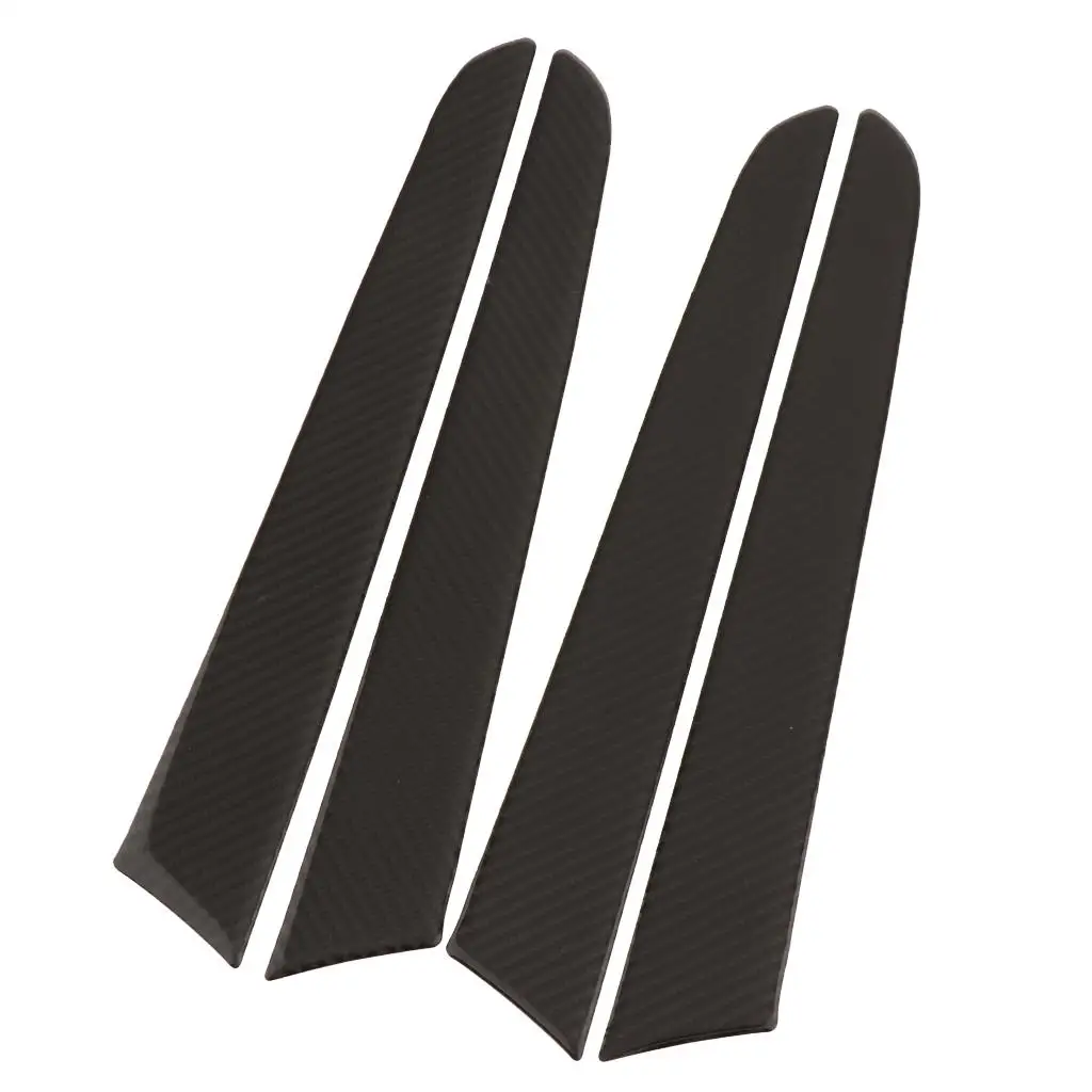 

4 шт., декоративные полоски из углеродного волокна для внутренней двери