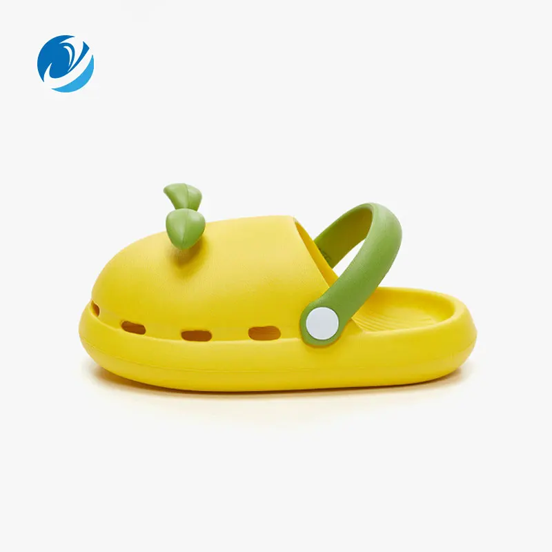 

Mo Dou Sandals for Children Soft Home Slippers Toe-wrapped Lovely Sapling EVA Non-slip Outdoors Cut-outs Cozy Anti-collision