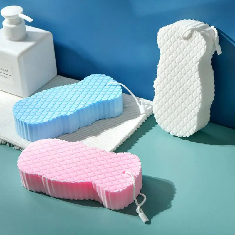 

Easy Mud Bath Exfoliating Scrub No Pain Deeply Clean Dead Skin Remover Concave Convex Texture Design Sponge Bath Sponge