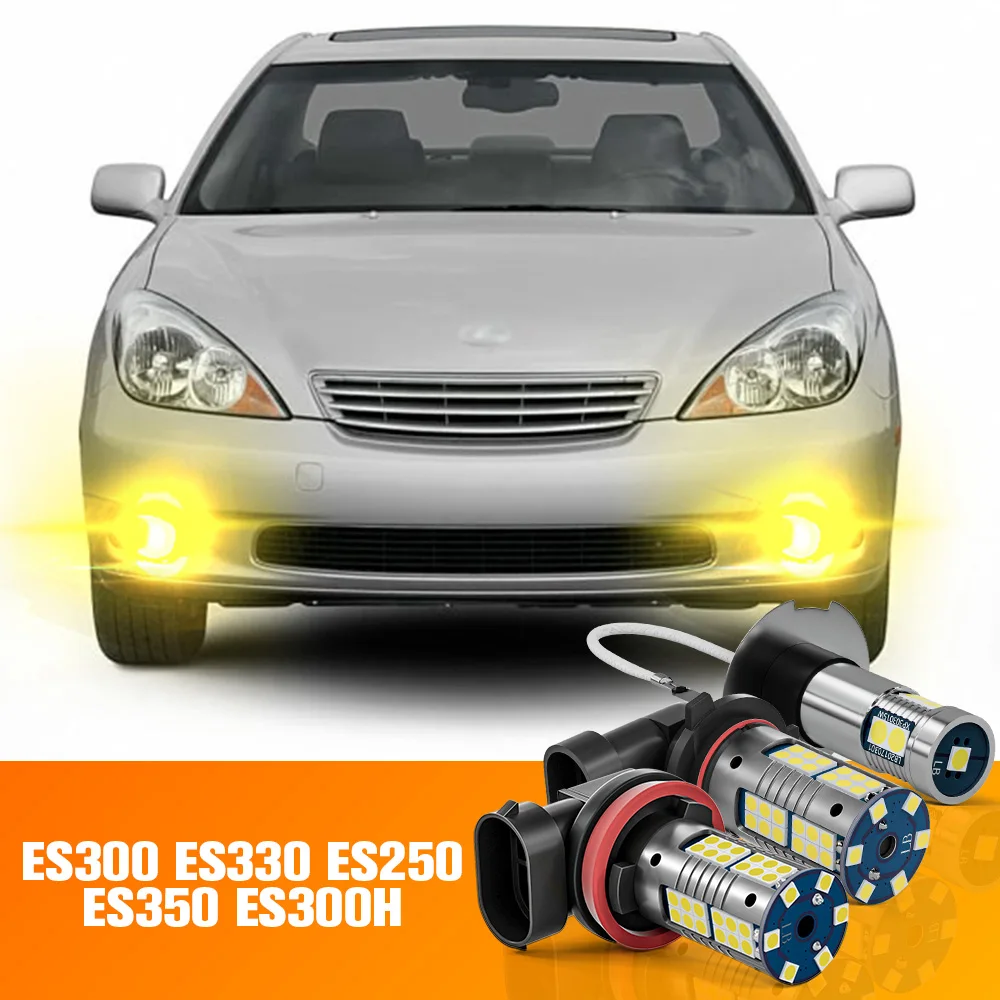 

2pcs LED Front Fog Light Bulb Accessories For Lexus ES300 ES300H ES250 ES330 ES350 2000-2018 2003 2004 2005 2006 2007 2012 2013