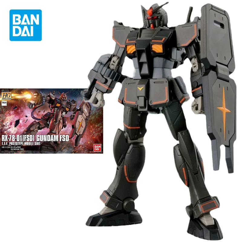 

Bandai Original Gundam Model Kit Anime Figure HG GTO RX-78-01 FSD GUNDAM FSD Action Figures Toys Collectible Gifts for Children