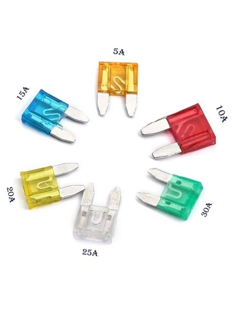 

30PCS Car Fuses Kit Small Mini Blade Fuse Assortment Replacment Set For Automotive Boat Motorcycle Truck 5A/10A/15A/20A/25/30A