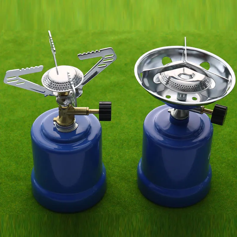 Портативная газовая плита для кемпинга Euro Gas Tank Coffee Propane Burner подходит для рыбалки, походов и пикников.