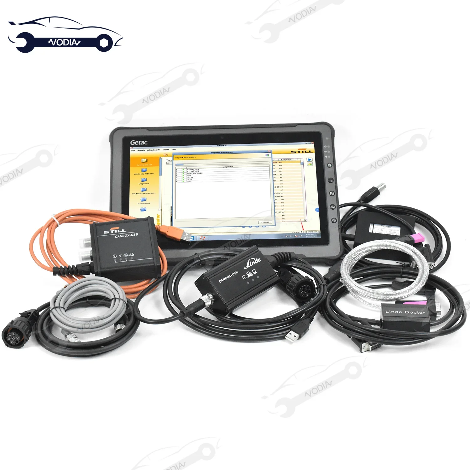 8 21 для диагностики вилочного погрузчика Jungheinrich incado box judit Для Linde canbox doctor и F110Tablet