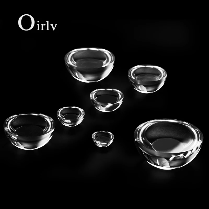 

Прозрачная рекламная подставка для колец Oirlv премиум класса, круглый органайзер для ювелирных изделий, реквизит для шкафа магазина
