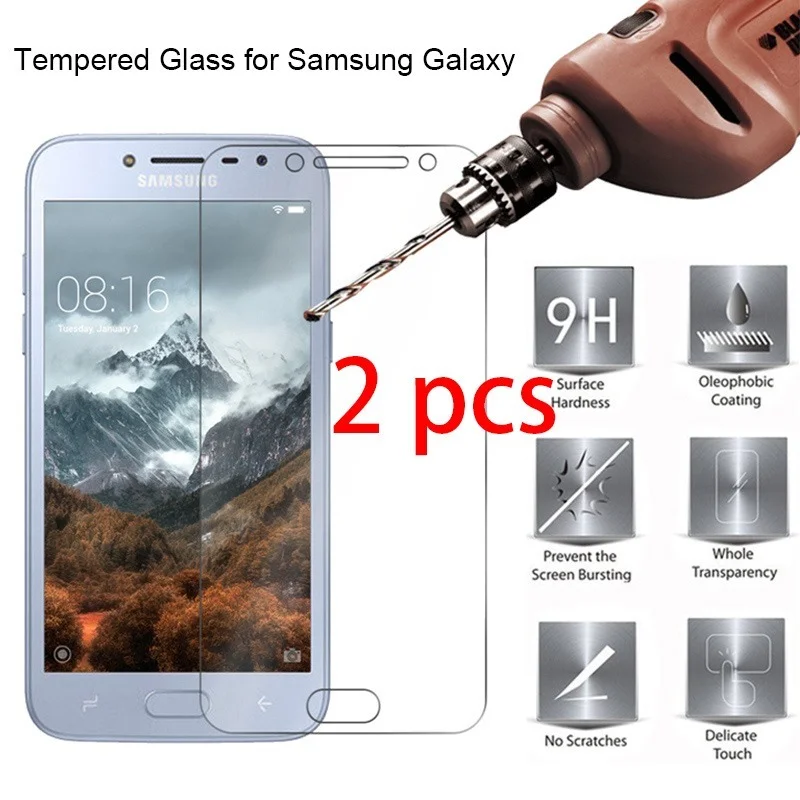 

2pcs! Toughed Tempered Glass Protective Glass on Samsung S7 S6 S5 S4 Mini 9H HD Screen Protector for Galaxy S3 Neo S2