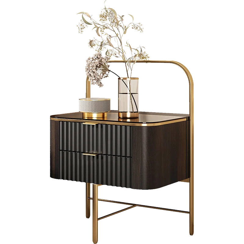 

Cloakroom Nightstands Modern Minimalist Small Apartment Storage Cabinet Bedroom Study Bedside Table with Drawers