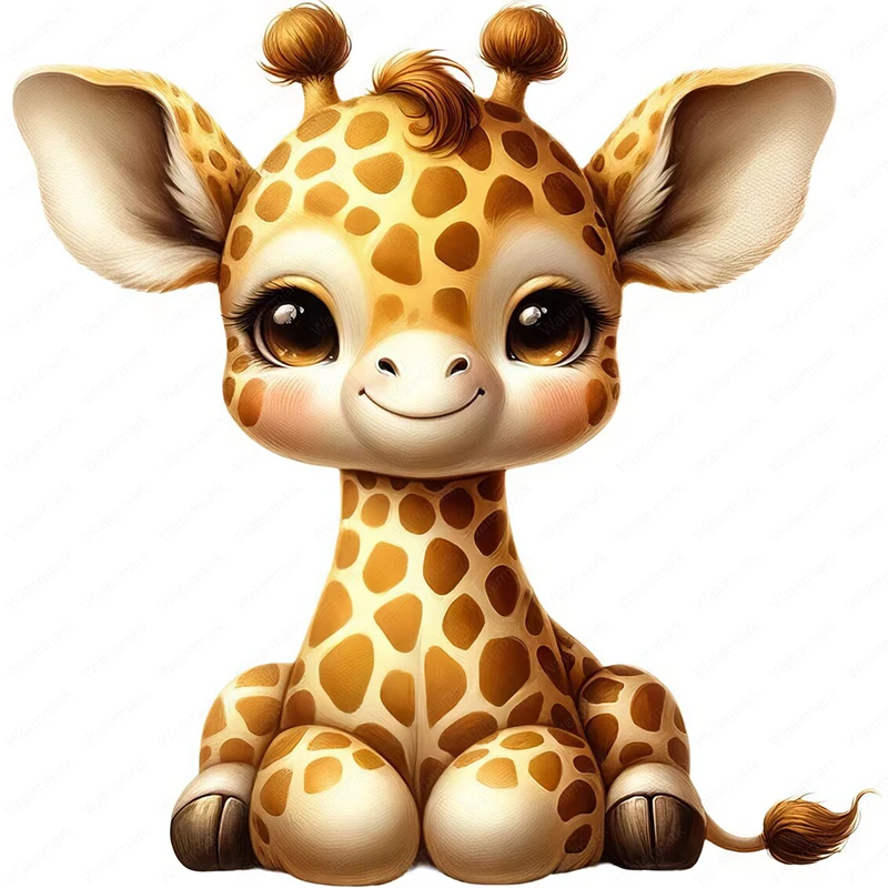 

Милые наклейки с жирафом