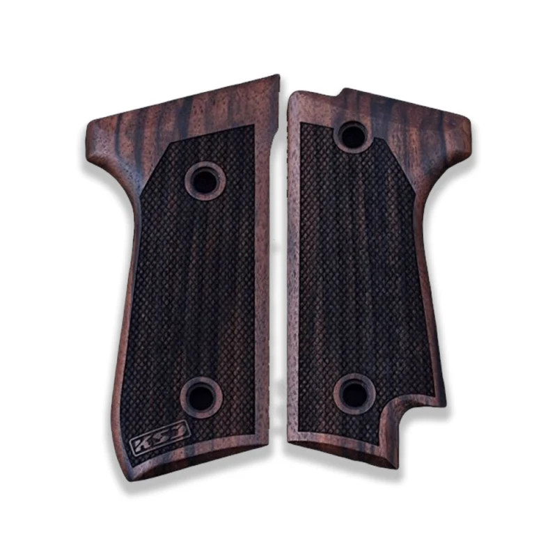 

KSD брендовые Beretta 92S совместимые алмазные ручки из орехового дерева