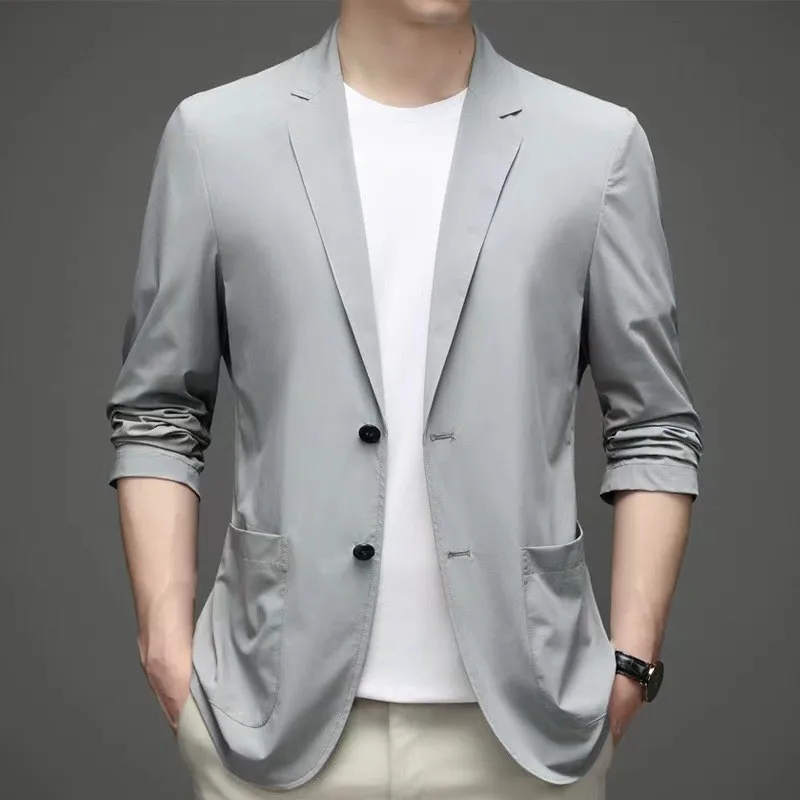 

K-Suit men four seasons style slimming career