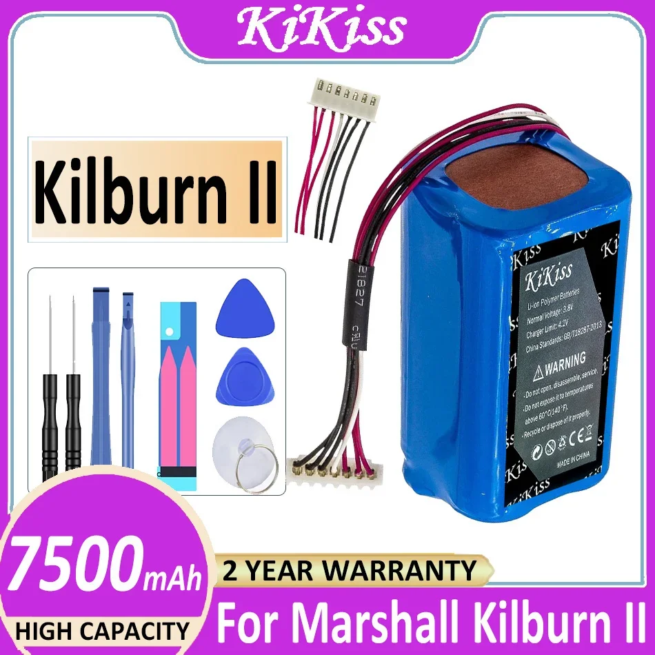 Для Marshall Kilburn II 7500 мАч Bluetooth-динамик Батарея