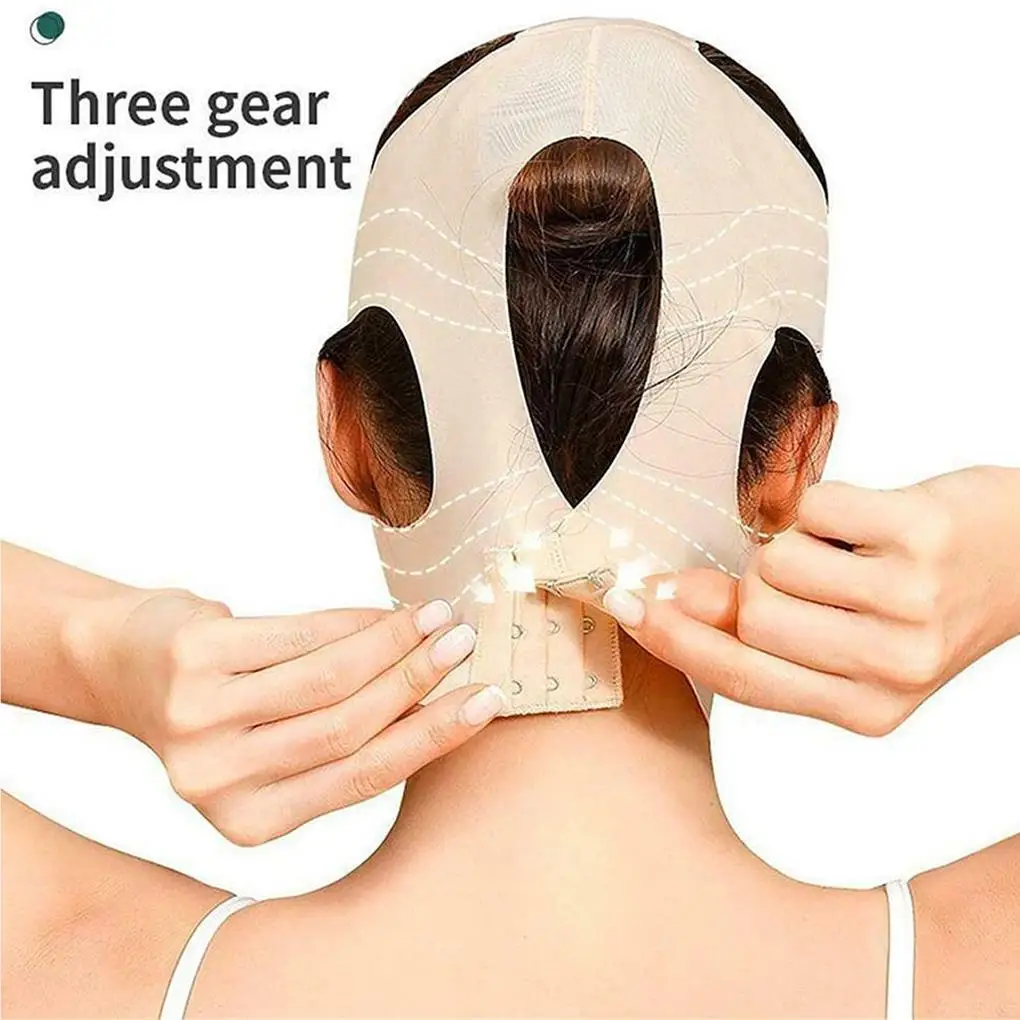 

3D многоразовый V-образный бандаж для лица, против морщин, инструмент для похудения и придания формы, красивый двойной подбородок, подтягивающий пояс для женщин