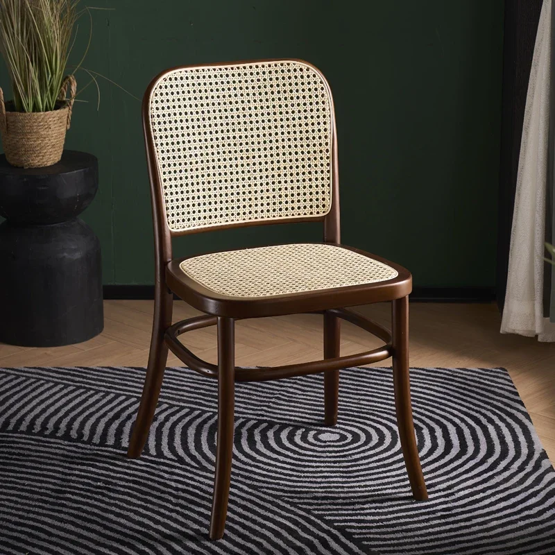 

Modern Wedding Dining Chairs Wooden Rattan Elegant Luxury Dining Chairs Space Savers Sedie Pranzo Moderne Balcony Furniture