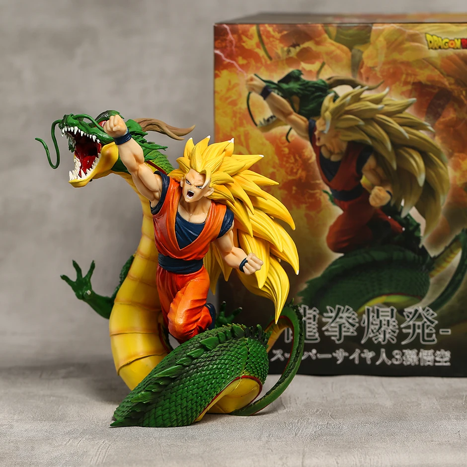 

Son Goku Super Saiyan 3 кулак взрыв F ZERO Dragon Ball Z отличная фигурка модели игрушечная Статуэтка Коллекционные Предметы подарок