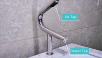 ak7131 most simple and elegant style v shape bathroom automatic sensor faucet tap hand dryer