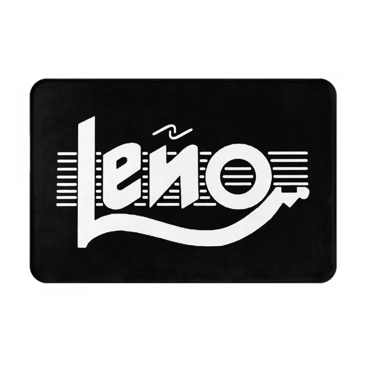 

Camiseta Leno Rosendo Logo Negra Hombre Bathroom Mat Door Mat Kitchen Rug Bedroom carpet minimalist non-slip fluffy hot pressing