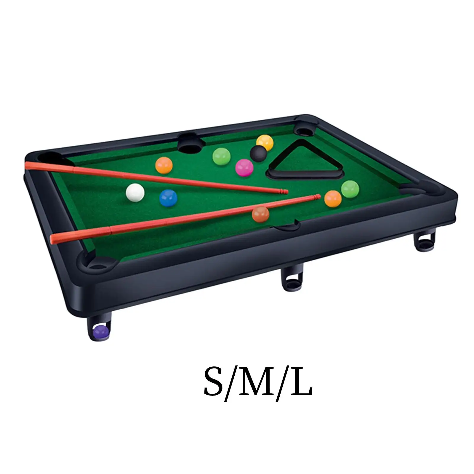 

Portable pool table set, with game balls Indoor office table pool table game set