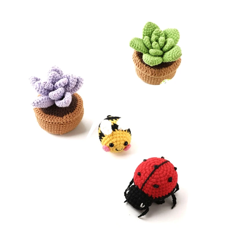 Набор сделай сам для вязания крючком с ручным вязанием