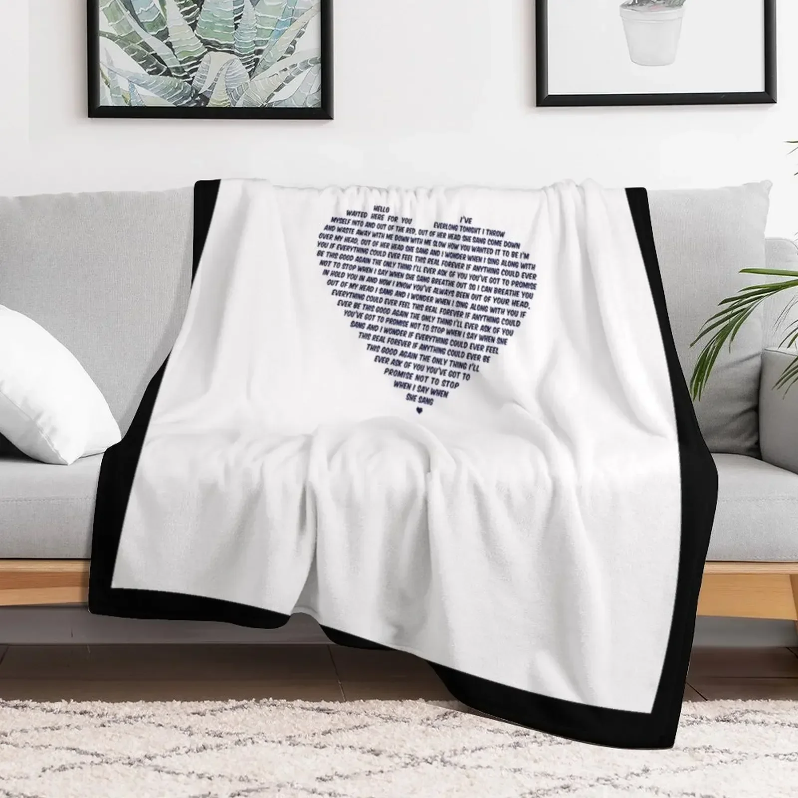Одеяло Everlong с графическим рисунком для зимы Персонализированные подарочные