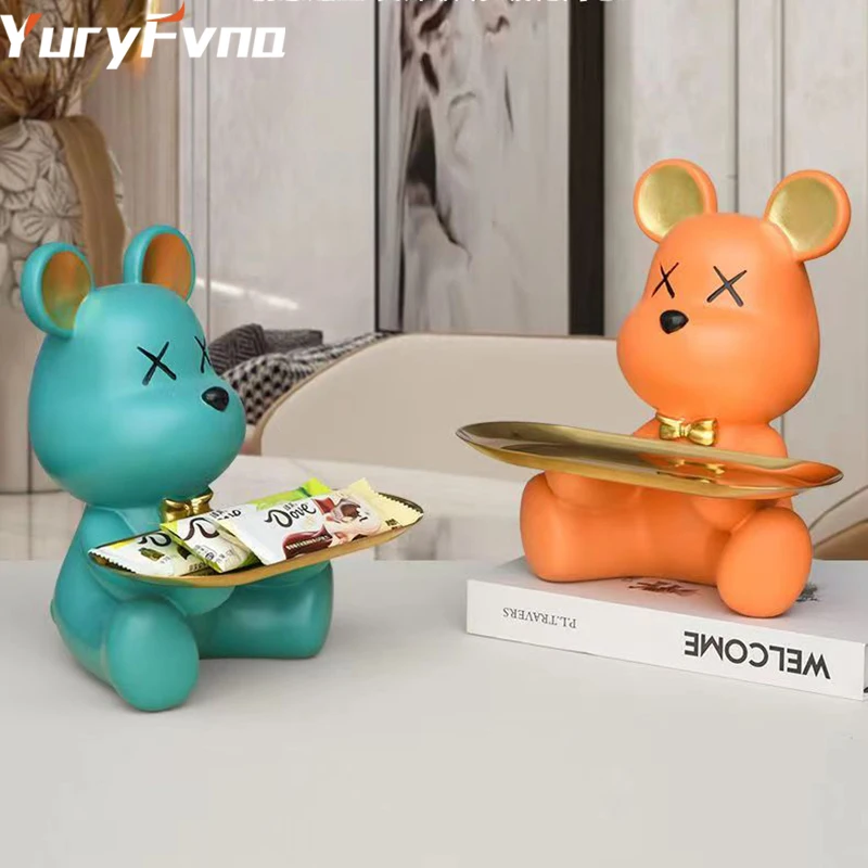 

Подставка для хранения ключей в виде статуи животных, в современном стиле