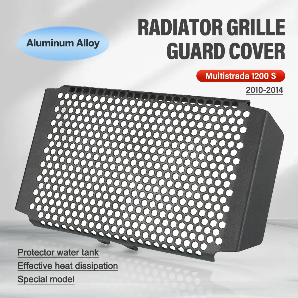 

Motorcycle Honeycomb Mesh Radiator Guard Grille Oil Radiator Shield Protection Cover For Ducati Multistrada 1200 S Pikes Peak