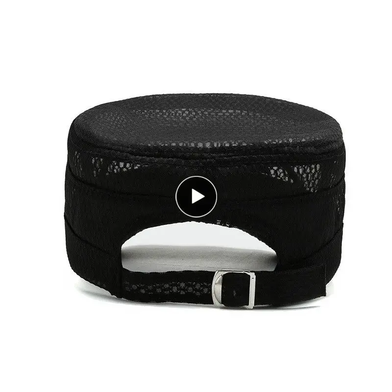 

Flat Top Mesh Caps Men Women Baseball Cap Tide Hats 2021 New Style Quick-drying Casual Running Sun Hat Breathable Balaclava