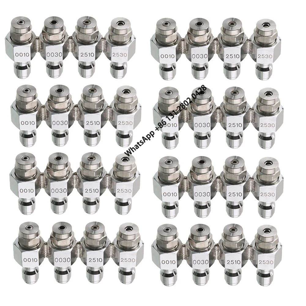 Наконечник для мойки высокого давления 1/4 дюйма NPT 0 градусов/25 градусов 4-ходовая