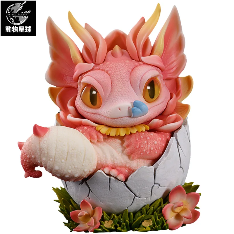 

In Stock Original Animal Planet The Gecko Dragon's Egg Series Anime Figure Model Collecile Action Toys Gifts