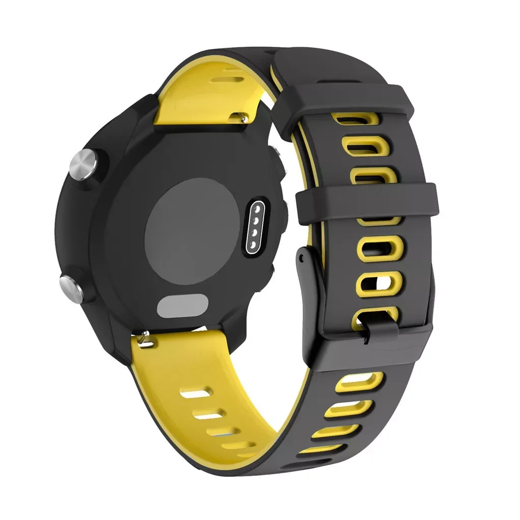 

Wrist Strap For Garmin Forerunner 245/245M Smart Watch Replacement Watch Band Women Men Two Tone Sports Bracelet 19Sep
