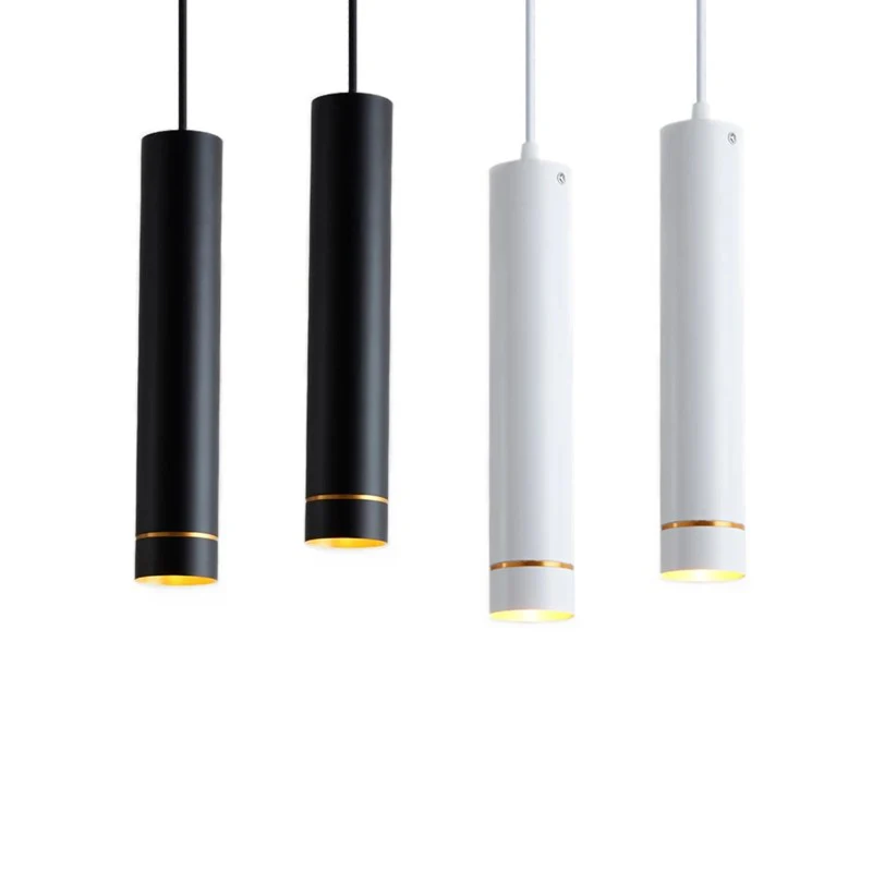 

Светодиодная Подвесная лампа 530 мм, длинная трубчатая лампа для кухонного островка, столовой, магазина, бара, украшение, цилиндрическая труб...