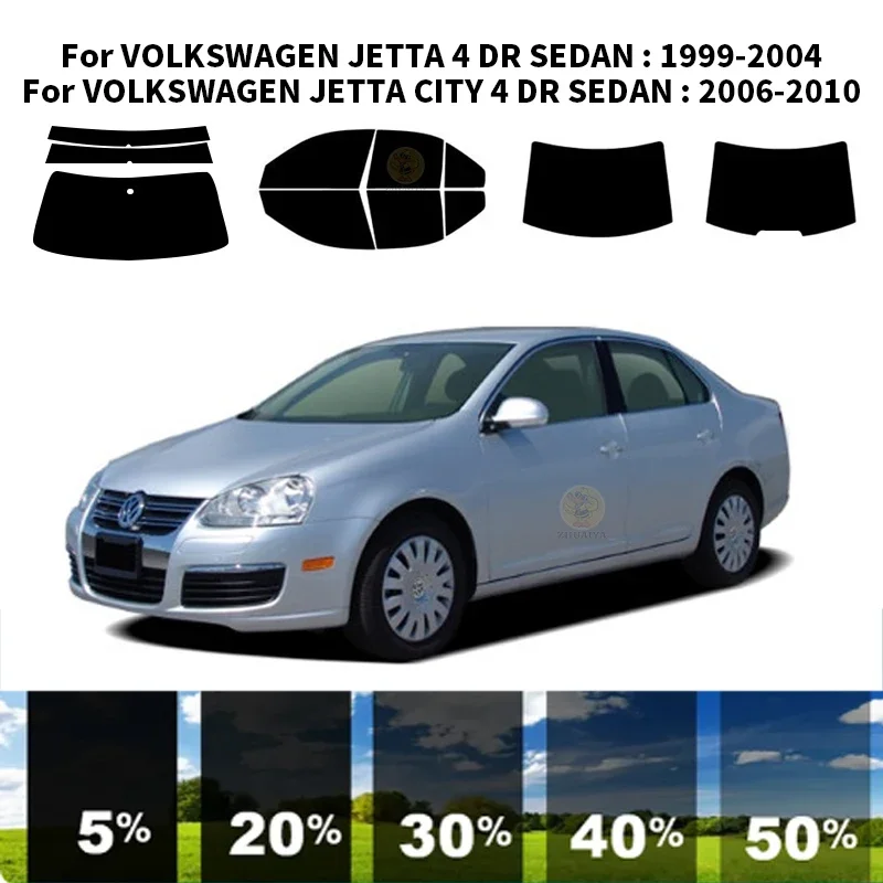 

Нанокерамическая Автомобильная УФ-пленка Precut для окон, автомобильная пленка для окон VOLKSWAGEN JETTA 4 DR SEDAN 1999-2004