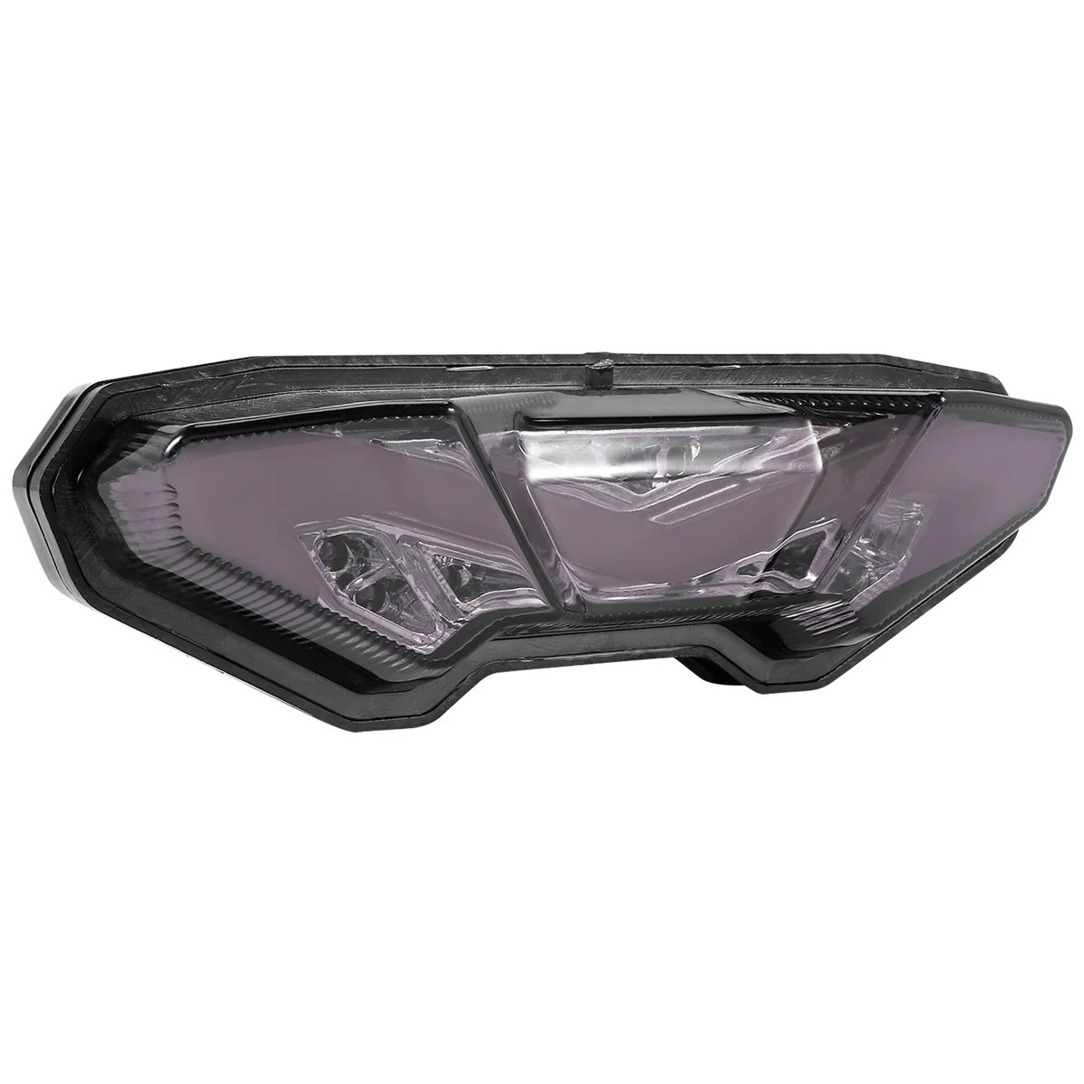 Встроенный светодиодный задний фонарь для мотоцикла сигнал поворота прозрачный