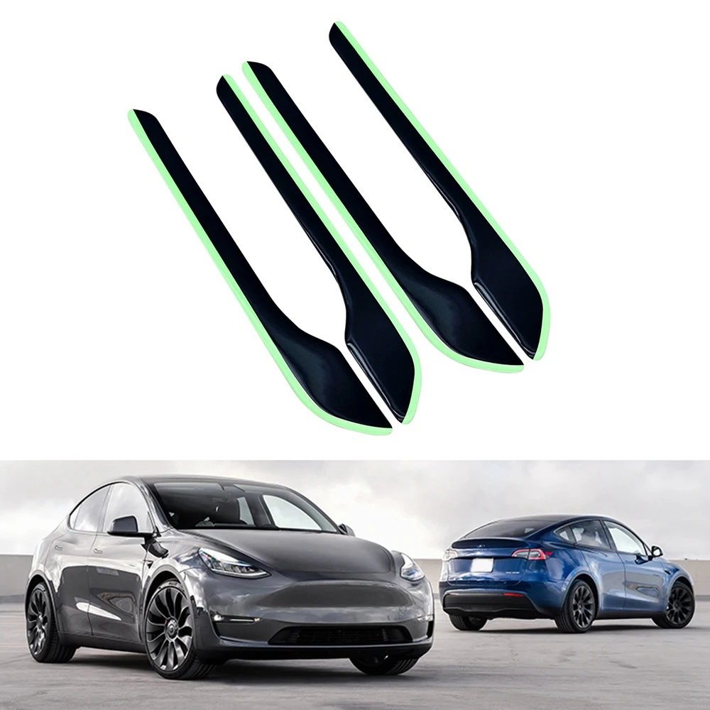 

Светящаяся Защитная Наклейка на дверную ручку автомобиля Tesla Model 3 Y 2021 +