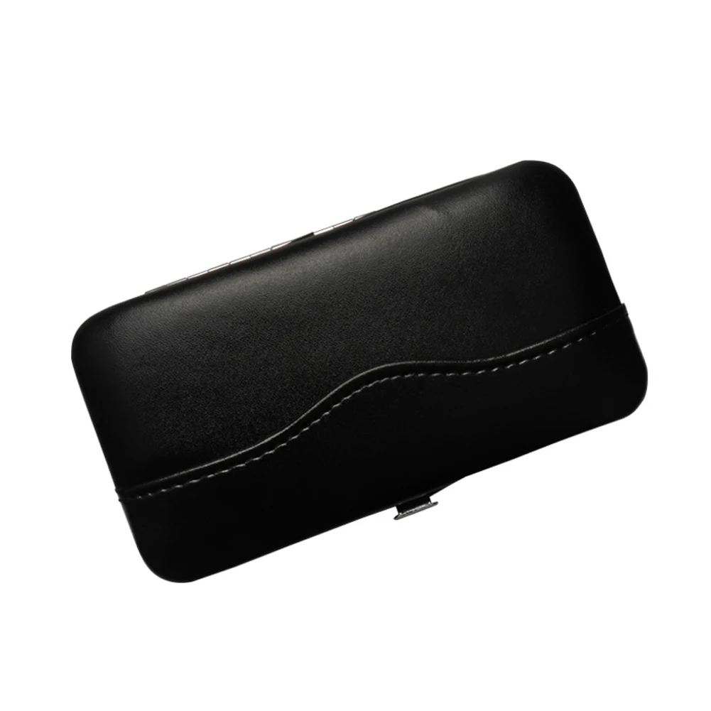 

Brushes Home Portable Dustproof Eyelash Tweezer Soft Makeup Tools Travel PU Leather Storage Bag Retro Organizer Case Protective