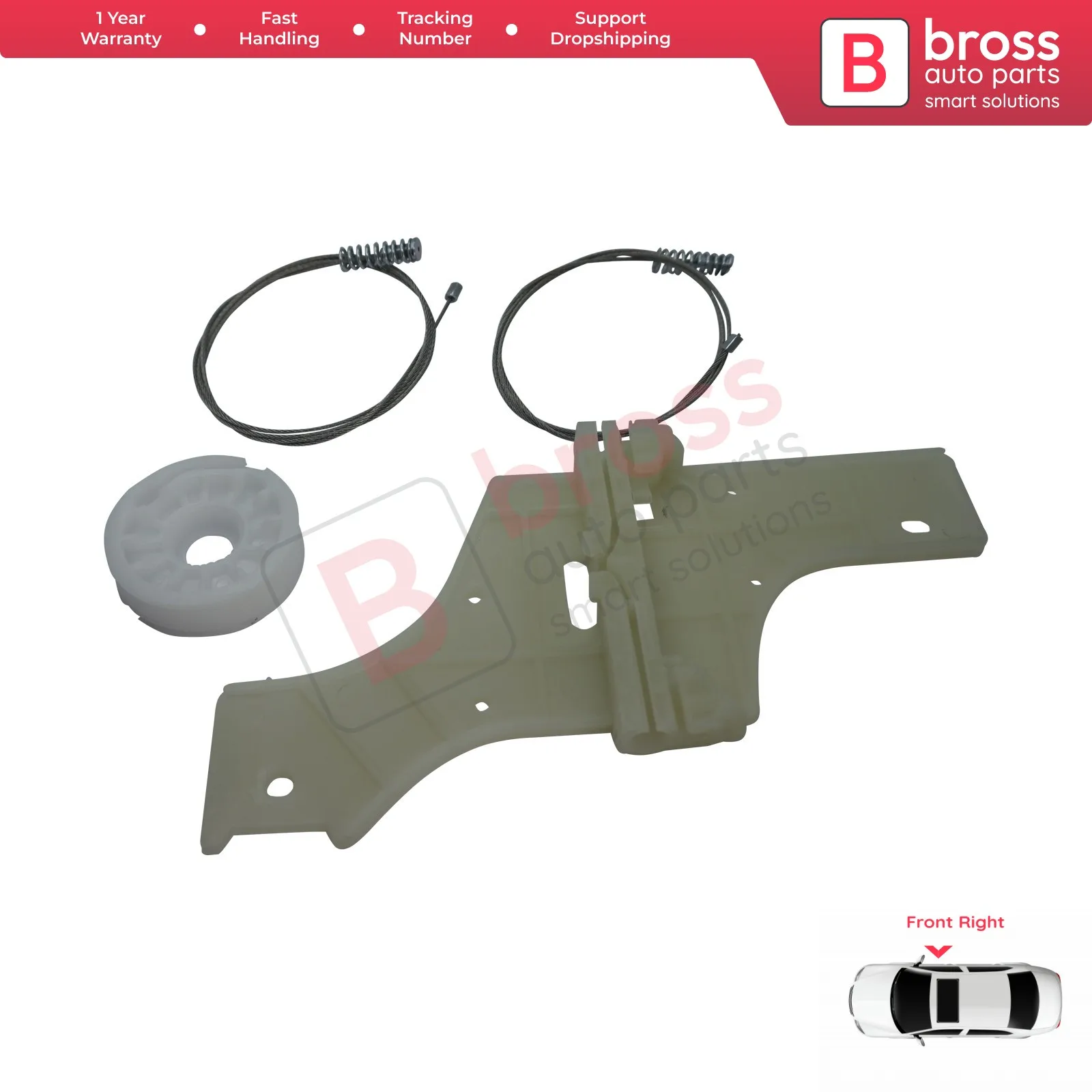 Рисунок 2 - Комплект для ремонта стеклоподъемника Bross BWR1160