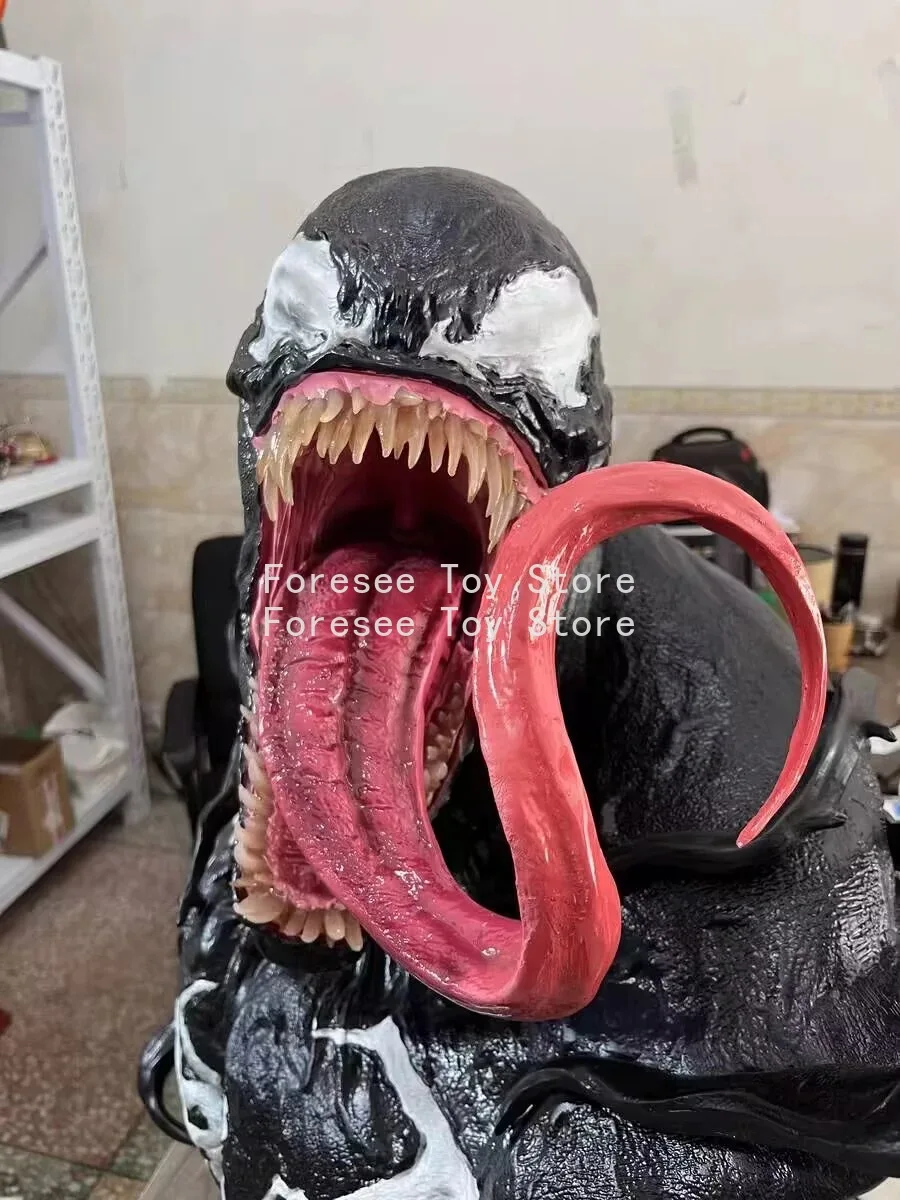Новый 80 см бюст Venom рисунок Мстители аниме окружающая фигурка коллекция украшения для рабочего стола лучший подарок для детей (art.: 3920d306b2d44) - 3920d306b2d44
