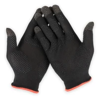 1 pair breathable knitted cycling gloves non scratch sensitive touch screen glove anti skid skin friendly workout accessories