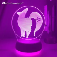 acrylic night light lamp manga the seven deadly sins gadget for home room decorative light kids table lamp gift dropshipping