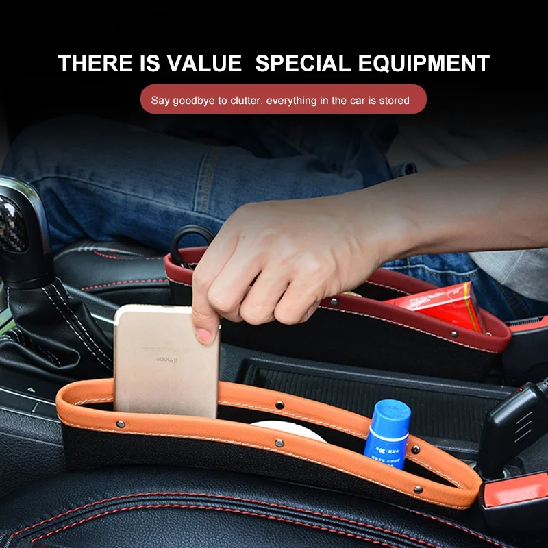 

автомобильное кресло щелевой накопитель вагон кожаный щелевой ящик автомобильный зазор мусорный бак автомобильный контейнер