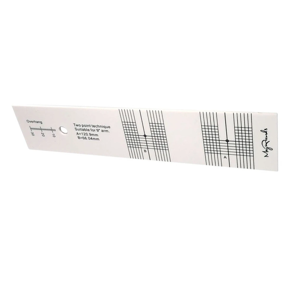 

Pickup Calibration Overshoot Protractor Magnifier Stylus Alignment LP Vinyl Ruler Distance Gauge Professional Acrylic