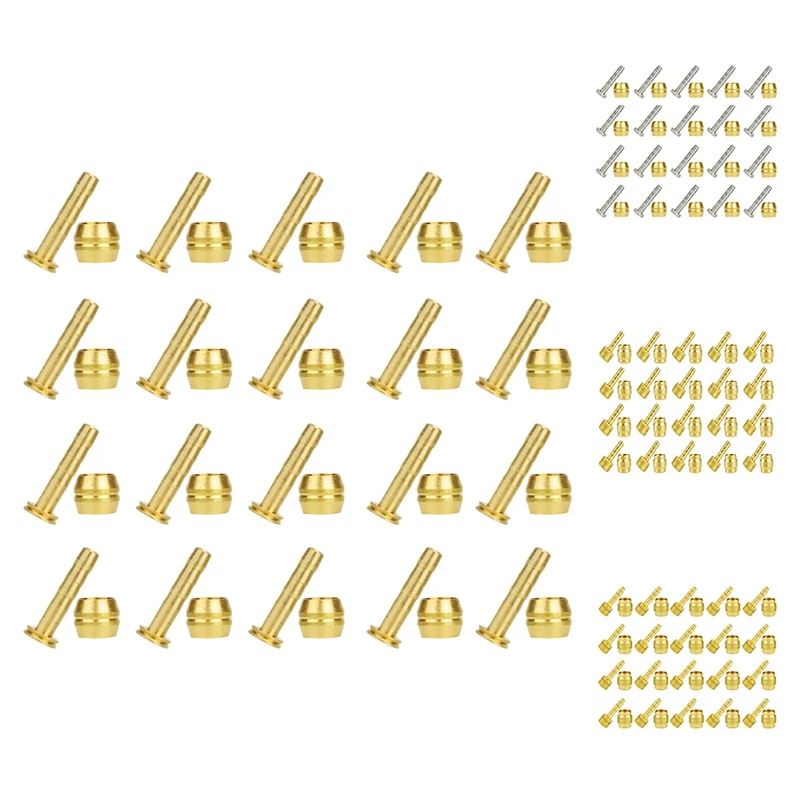 

20Pcs Bicycle Brake Olive Brass Connecting Insert Kit For Shimano Hydraulic Disc Brake Hose,4